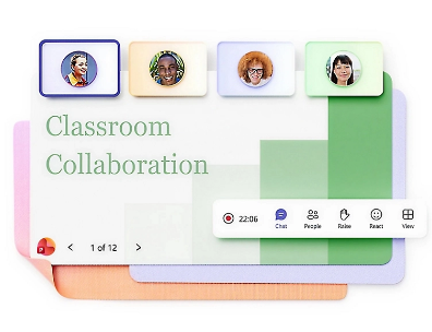 使用 PowerPoint Live、Microsoft Whiteboard 和 AI 生成的会议笔记等功能，让会议更具影响力。